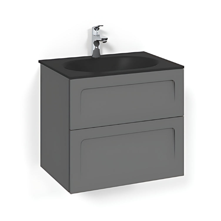Macro Design CROWN Shape Servantskap 2-skuff med Glasservant