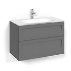 Macro Design CROWN Shape Servantskap 2-skuff med Glasservant