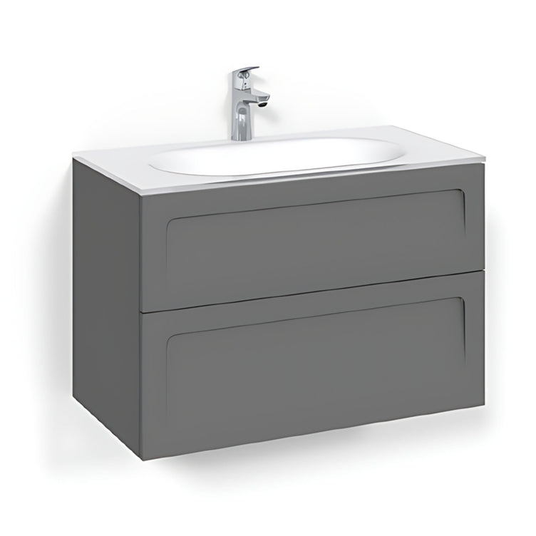 Macro Design CROWN Shape Servantskap 2-skuff med Glasservant