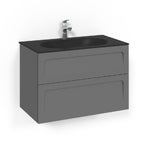 Macro Design CROWN Shape Servantskap 2-skuff med Glasservant