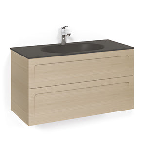 Macro Design CROWN Shape Servantskap 2-skuff med Glasservant