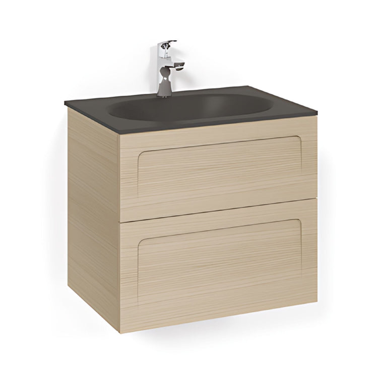 Macro Design CROWN Shape Servantskap 2-skuff med Glasservant