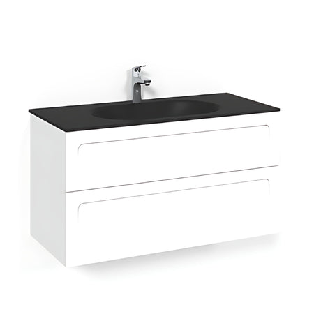 Macro Design CROWN Shape Servantskap 2-skuff med Glasservant