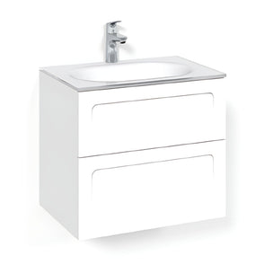 Macro Design CROWN Shape Servantskap 2-skuff med Glasservant
