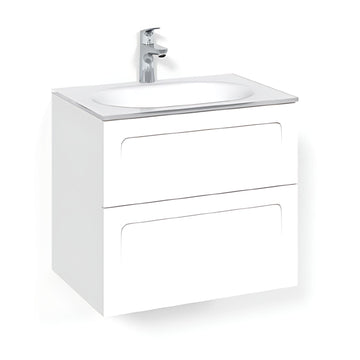 Macro Design CROWN Shape Servantskap 2-skuff med Glasservant