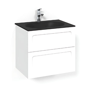 Macro Design CROWN Shape Servantskap 2-skuff med Glasservant