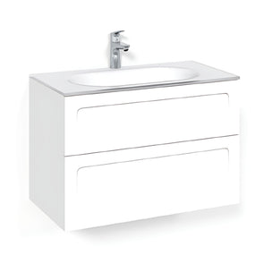Macro Design CROWN Shape Servantskap 2-skuff med Glasservant