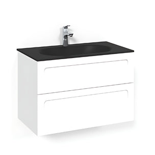 Macro Design CROWN Shape Servantskap 2-skuff med Glasservant