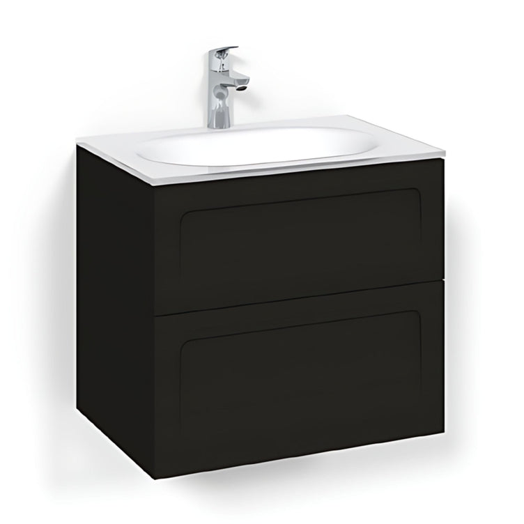 Macro Design CROWN Shape Servantskap 2-skuff med Glasservant