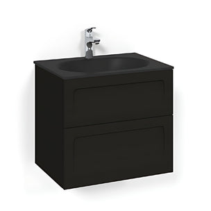 Macro Design CROWN Shape Servantskap 2-skuff med Glasservant