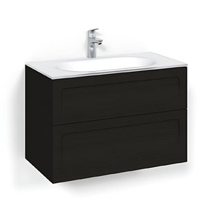 Macro Design CROWN Shape Servantskap 2-skuff med Glasservant