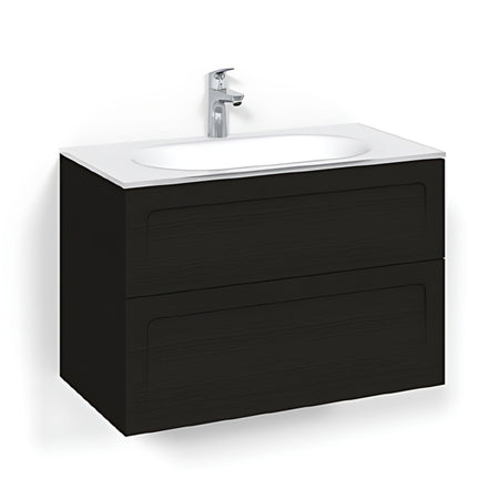 Macro Design CROWN Shape Servantskap 2-skuff med Glasservant