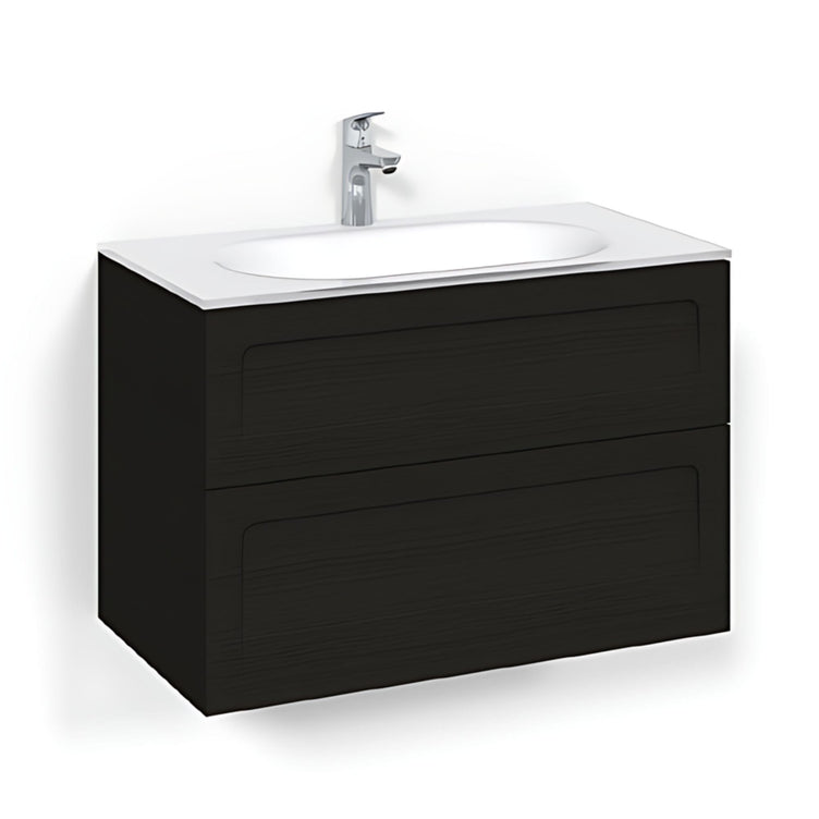 Macro Design CROWN Shape Servantskap 2-skuff med Glasservant