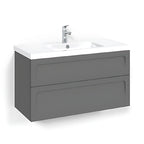 Macro Design CROWN Shape Servantskap 2 skuff med LIGHT servant