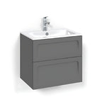 Macro Design CROWN Shape Servantskap 2 skuff med LIGHT servant