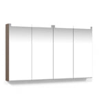 Macro Design CROWN Speilskap Innfelt belysning med 4 dører