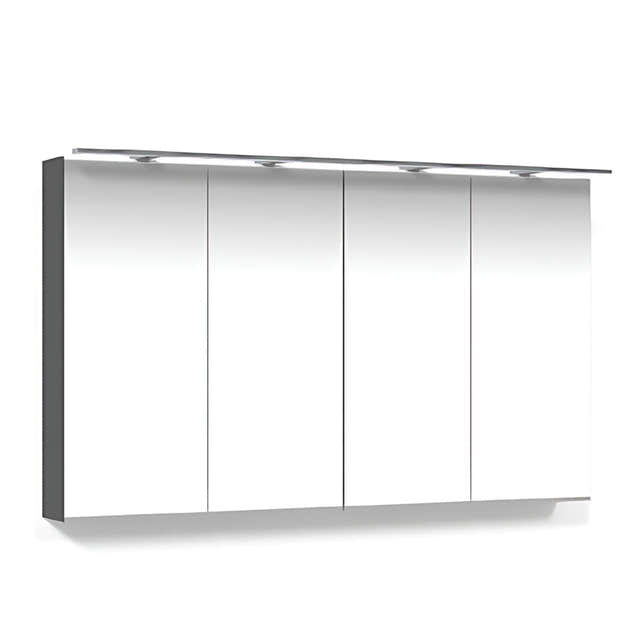 Macro Design CROWN Speilskap Rampe-belysning Antrasitt / 120cm Macro Design Speilskap GRO-FCS120ABRL