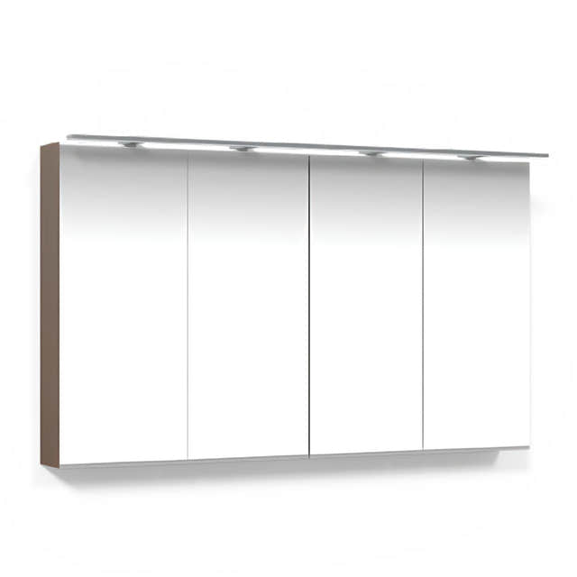 Macro Design CROWN Speilskap Rampe-belysning Brun ask / 120cm Macro Design Speilskap GRO-FCS120BBRL