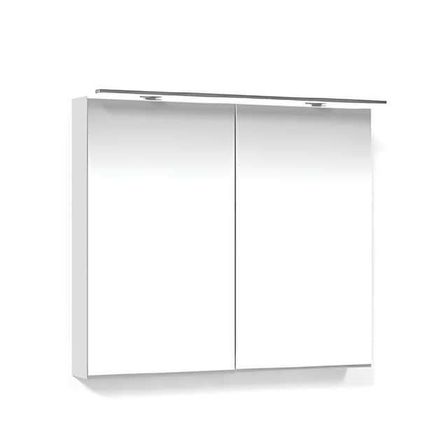 Macro Design CROWN Speilskap Rampe-belysning med 2 dør Hvit / 80cm Macro Design Speilskap GRO-FCS80VBRL