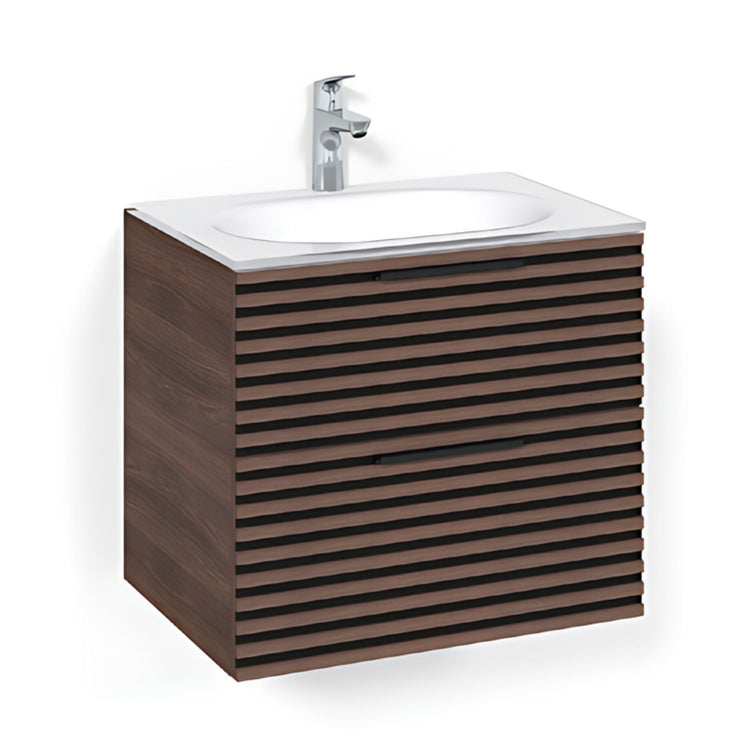 Macro Design CROWN Stripe Servantskap 2-skuff med Glasservant