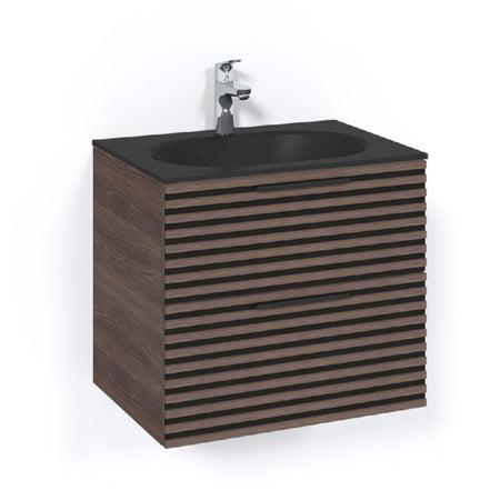 Macro Design CROWN Stripe Servantskap 2-skuff med Glasservant
