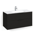 Macro Design CROWN Stripe Servantskap 2-skuff med Glasservant