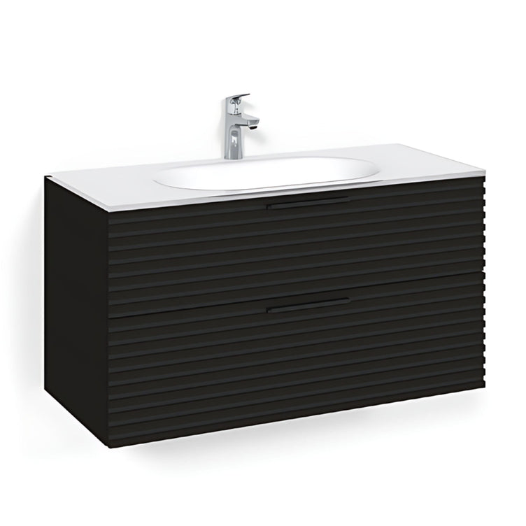 Macro Design CROWN Stripe Servantskap 2-skuff med Glasservant