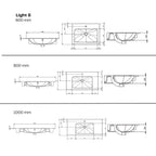 Macro Design CROWN Stripe Servantskap 2 skuff