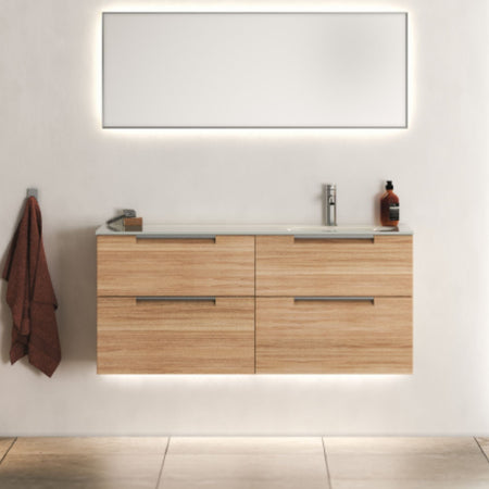 Macro Design CROWN Stripe Servantskap 4-skuff med Venstre Glasservant 120cm