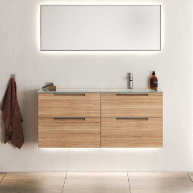 Macro Design CROWN Stripe Servantskap 4-skuff med Venstre Glasservant 120cm