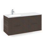 Macro Design CROWN Stripe Servantskap 4-skuff med Venstre Glasservant 120cm