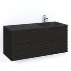 Macro Design CROWN Stripe Servantskap 4-skuff med Venstre Glasservant 120cm