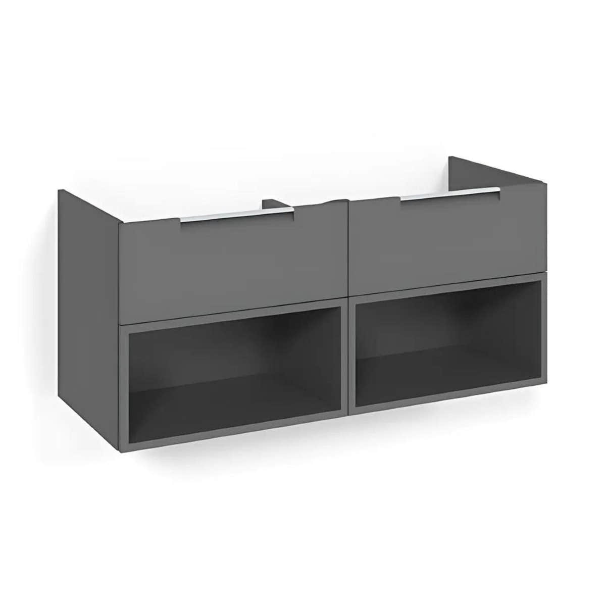 Macro Design CROWN Underskap Antrasitt / 120cm / Open-box Macro Design Sideskap bad GRO-FSK120AO