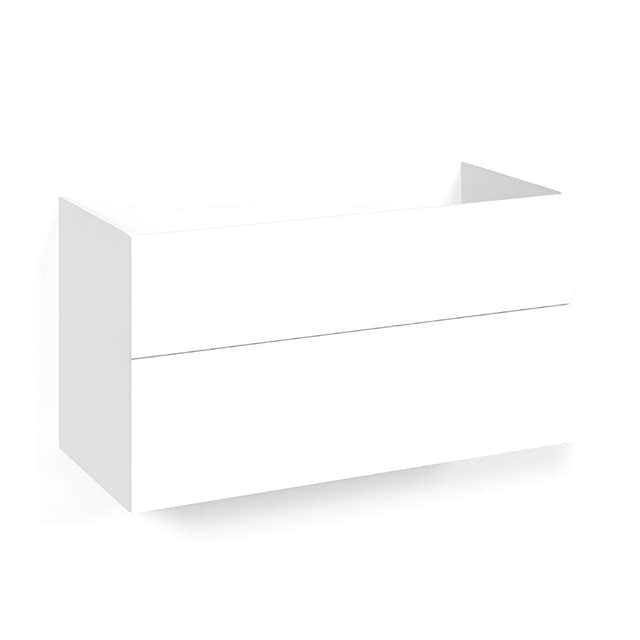Macro Design CROWN Underskap Hvit / 100cm / Plain Macro Design Sideskap bad GRO-FSK100VP