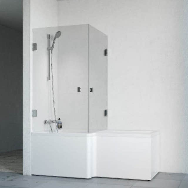 Macro Design Divine Badekar med Grace Dusjvegger Venstre Macro Design Dusjvegg