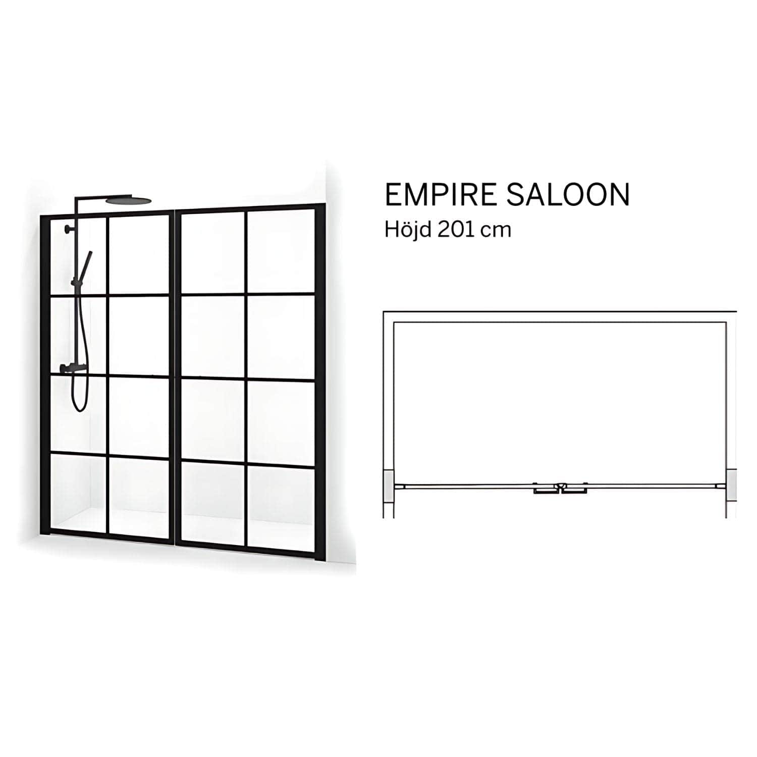 Macro Design Empire Nisjedusj Saloon Macro Design Dusjnisje