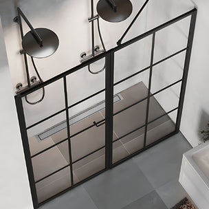 Macro Design Empire Nisjedusj Swing med Svart matt profil