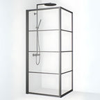 Macro Design Empire Swing Dusjhjørne med Gunmetal profil