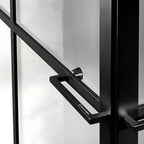Macro Design Empire Swing Dusjhjørne Svart matt profil