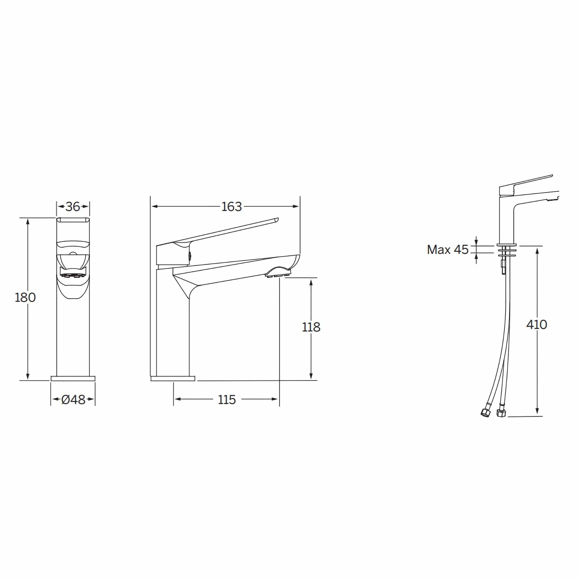 Macro Design GARDA Lav Servantbatteri Macro Design Servantbatteri