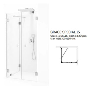Macro Design Grace Dusjhjørne Spesial 15 Måltilpasset