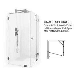 Macro Design Grace Dusjhjørne Spesial 3 Måltilpasset
