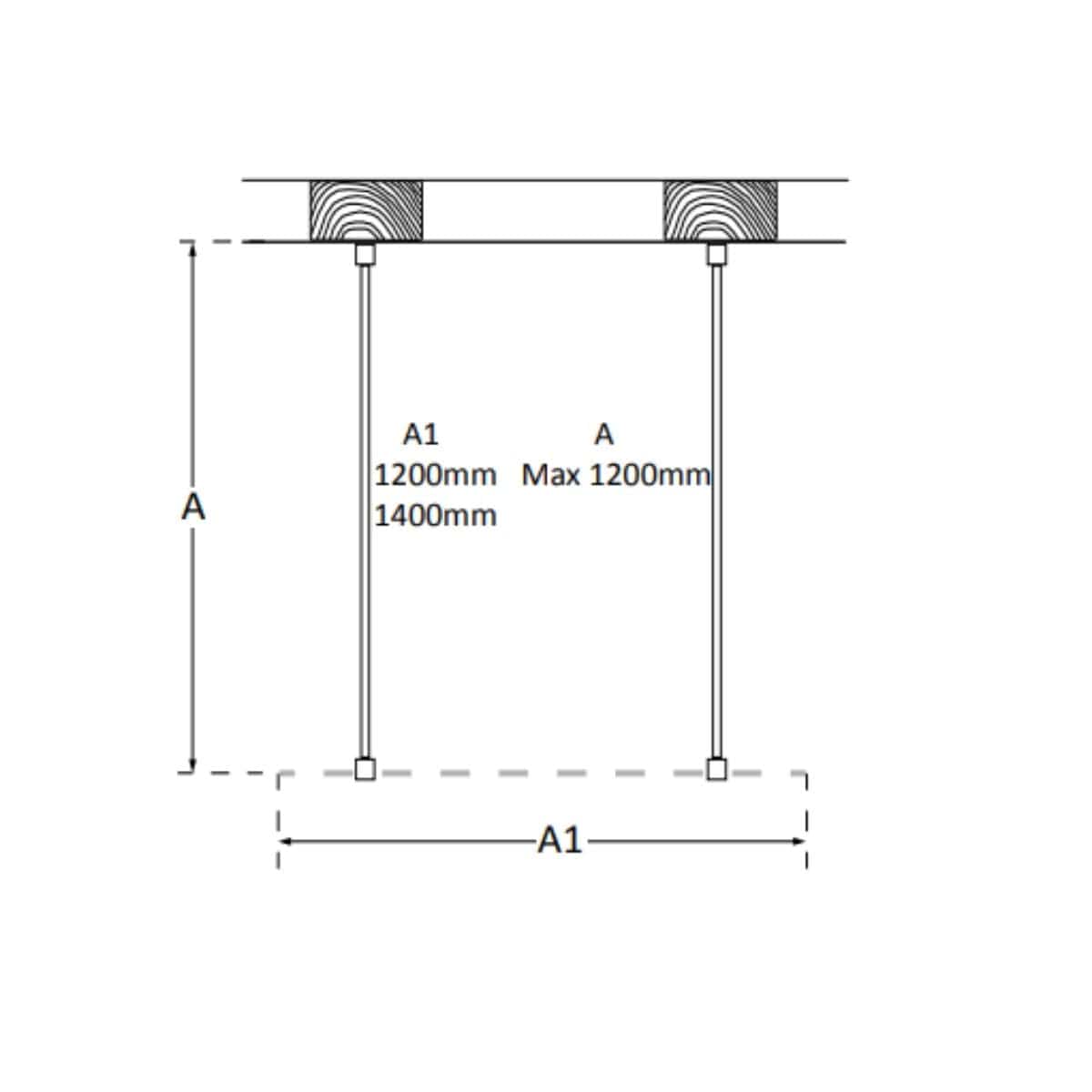 Macro Design Grace Dusjvegg Walk In Shower B120-140cm Macro Design Dusjvegg