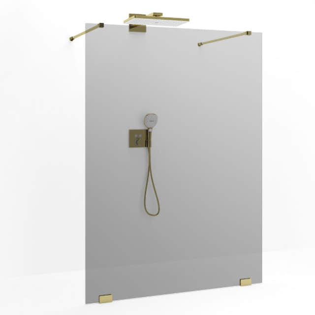 Macro Design Grace Dusjvegg Walk In Shower B120-140cm Macro Design Dusjvegg