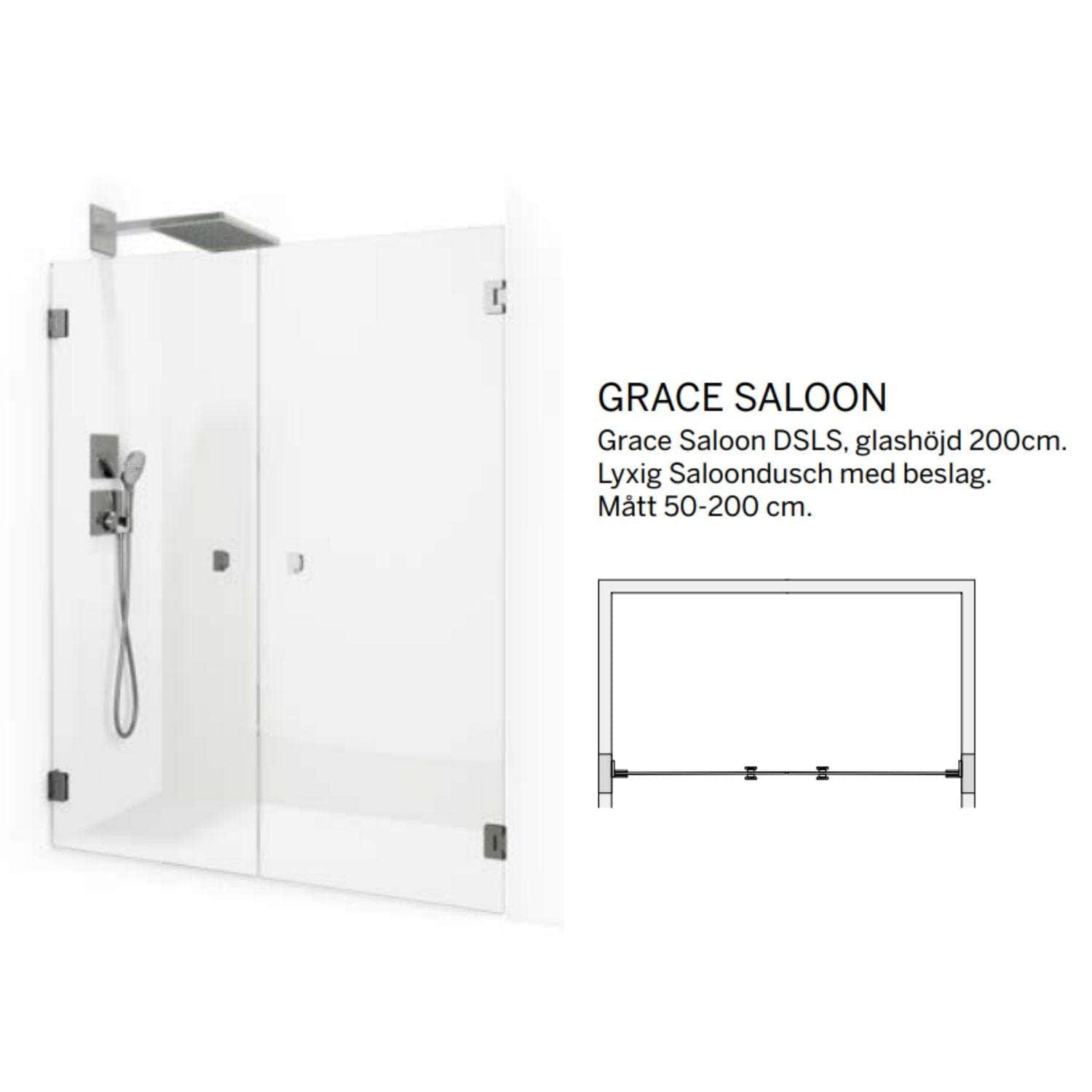Macro Design GRACE Nisjedusj Saloon Macro Design Dusjnisje