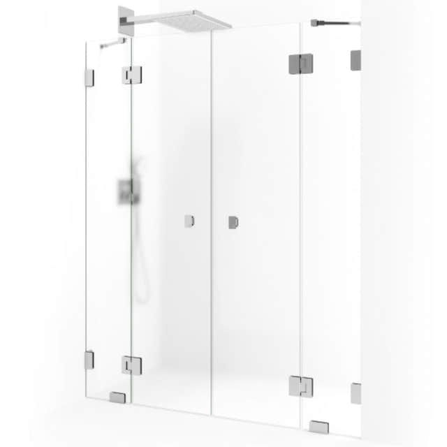 Macro Design Grace Nisjedusj Spesial 6 Krom / Briljant ice glass Macro Design Dusjvegg GRO-DSL6KICSPC