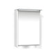 Macro Design HEART Speilskap R-belysning Hvit eik / 60cm Macro Design Speilskap GRO-7041194