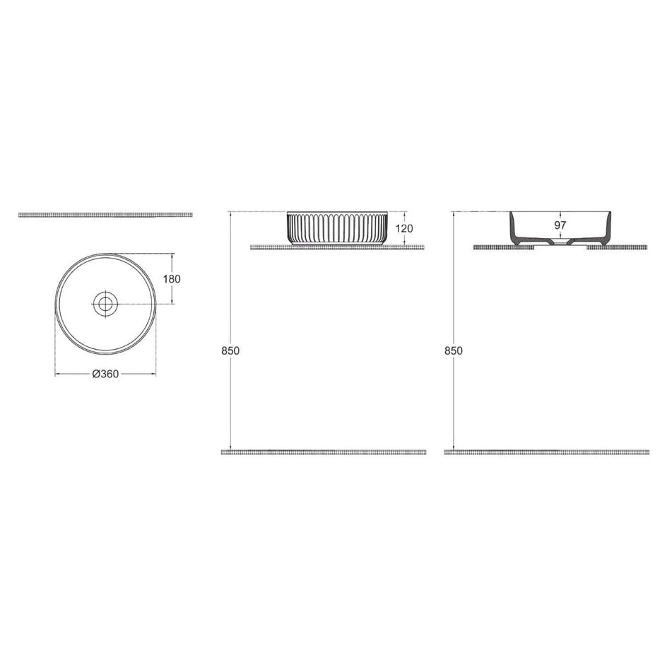 Macro Design LEIA Bolleservant Hvit Macro Design Bolleservant GRO-PHSLR36D12PV