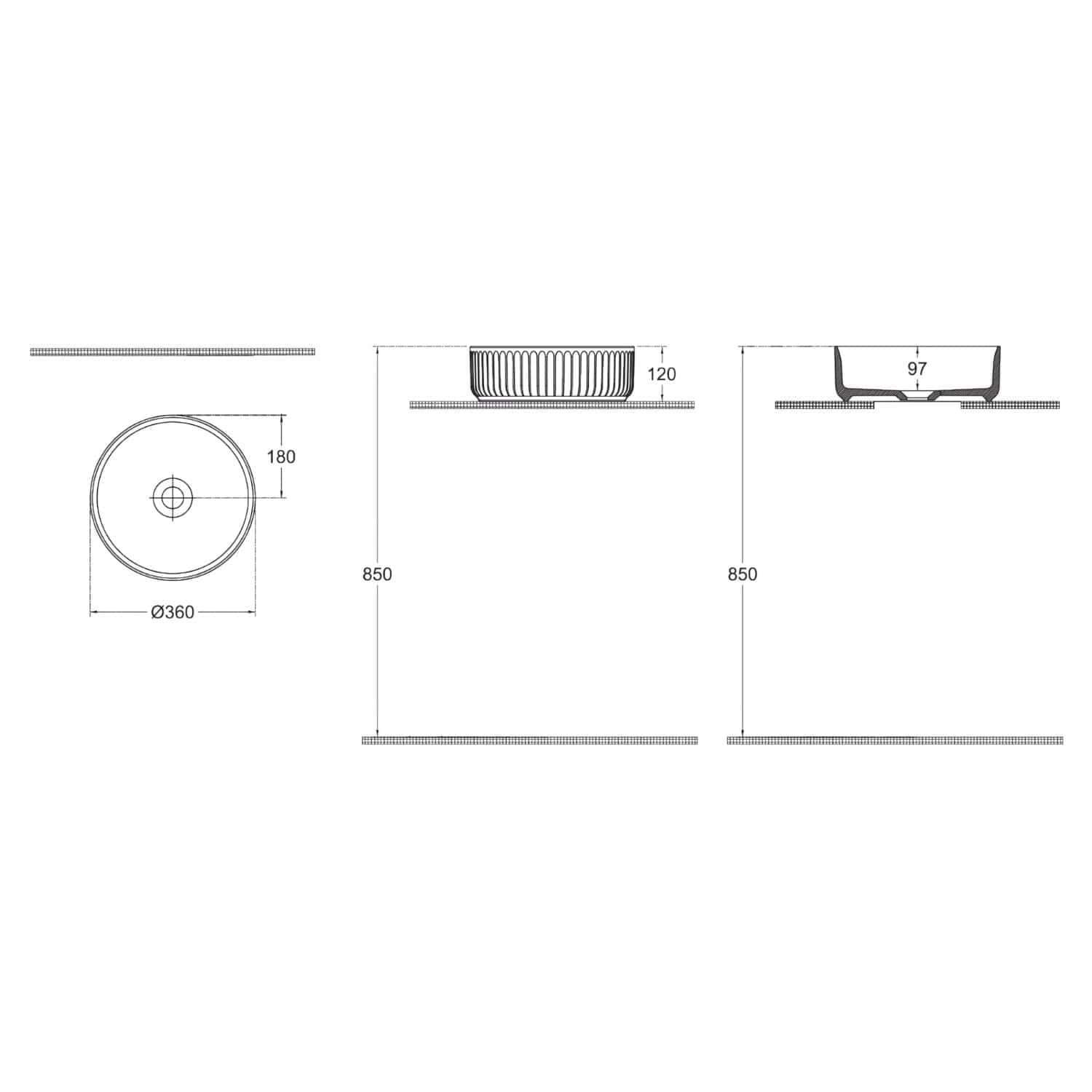 Macro Design LEIA Bolleservant Hvit Macro Design Bolleservant GRO-PHSLR36D12PV