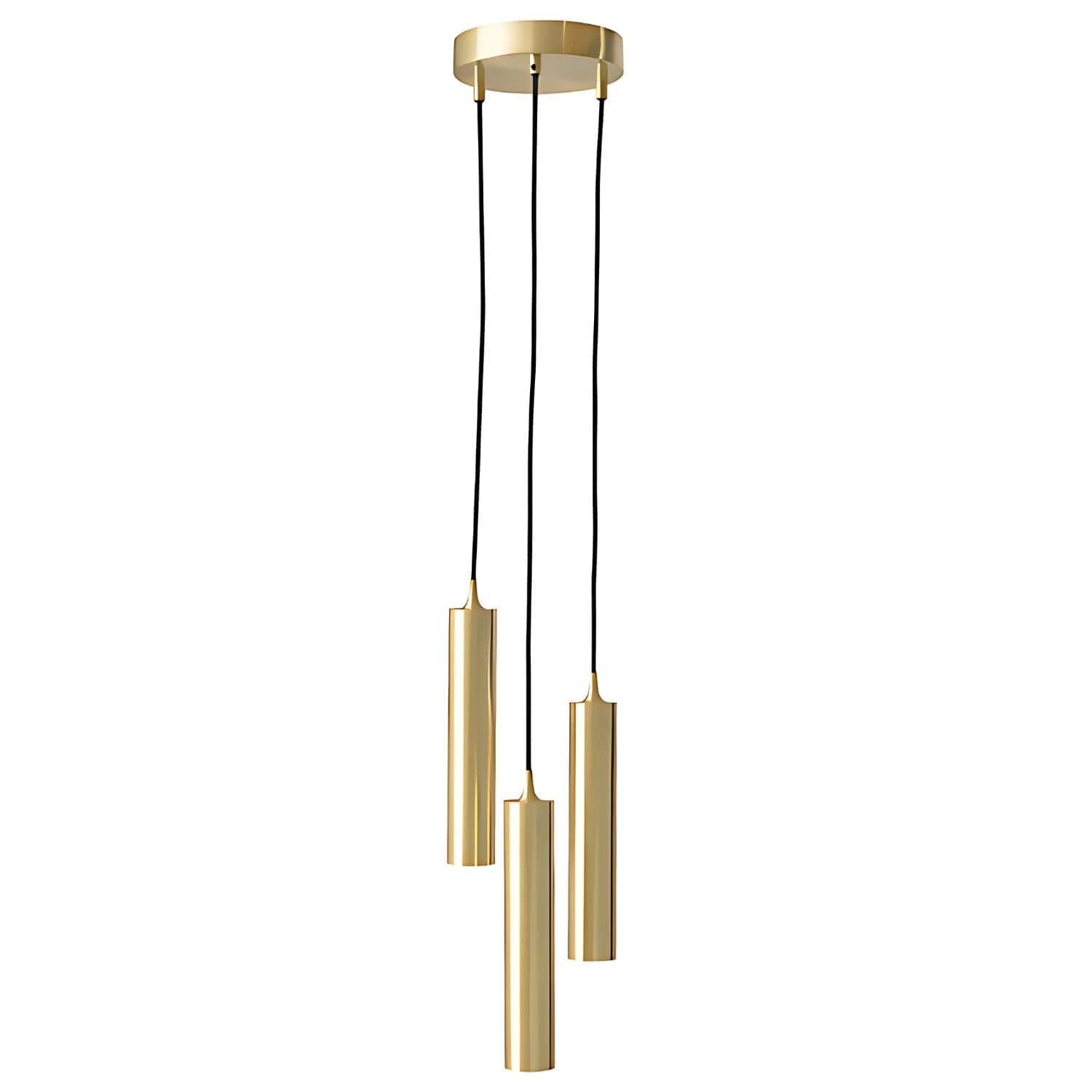 Macro Design ORION Pendelbelysning Messing / 3 ringer Macro Design Baderomsbelysning GRO-ITTUBEMX3